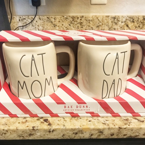 Rae Dunn Other - Rae Dunn Cat Mom Cat Dad